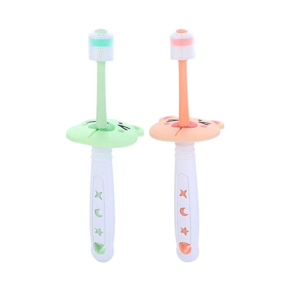 Cleaning Oral Care Brush Baby Training Teeth Brushes Kids Teeth Care 360 Degree Silicone Toothbrush