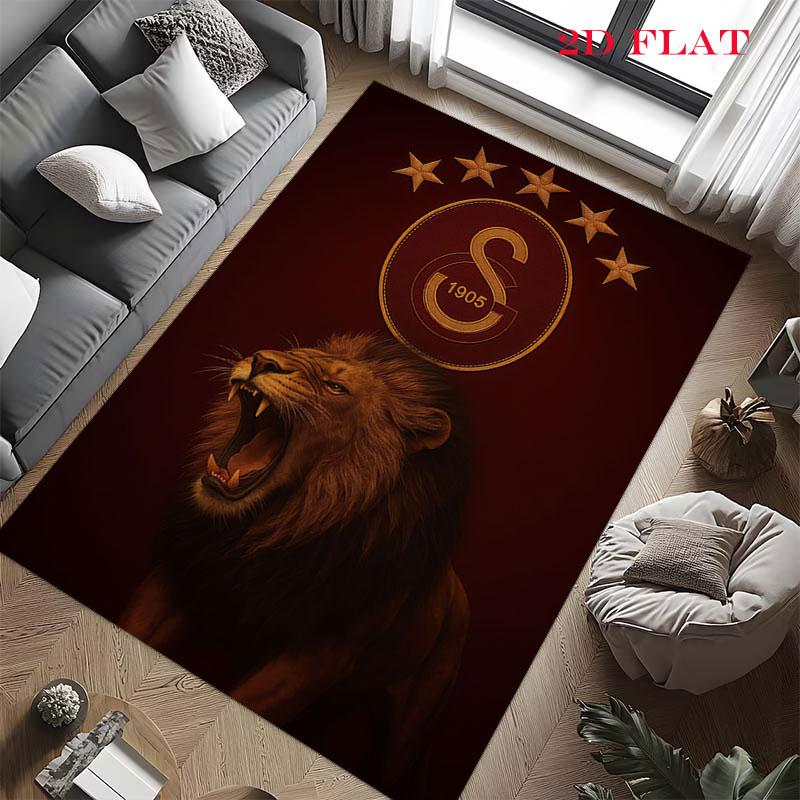Galatasaray Bold Carpet Rug for Living Room Bedroom Home Sofa Decoration,Kids play Nonslip Floor Mat