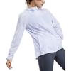 Anta Serie Running Color Sólido Con Capucha Cuello Alto Cremallera Chaqueta Chaqueta para Mujer Morado Claro 162225606-1