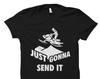 Snocross Gift. Snocross Shirt. Snowmobile Shirt. Snowmobile Gift. Snocross Racer Gift. Snowmobile. Snowmobiling. Just Gonna Send It #OS2210