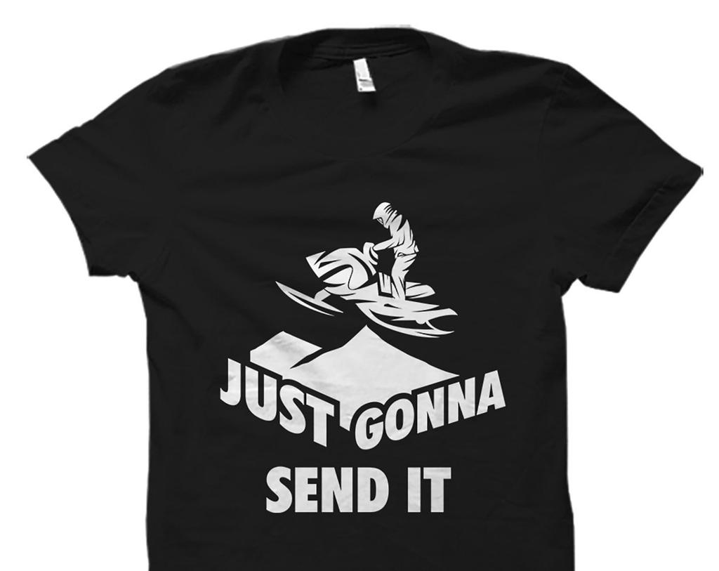 Snocross Gift. Snocross Shirt. Snowmobile Shirt. Snowmobile Gift. Snocross Racer Gift. Snowmobile. Snowmobiling. Just Gonna Send It #OS2210