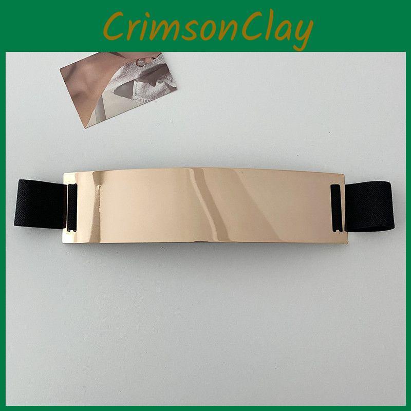 Versatile Metallic Elastic Waist Band For Women Ideal For Dresses And Shirts