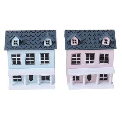 1:12 Dollhouse Mini Furniture Cute Pocket Villa Small House
