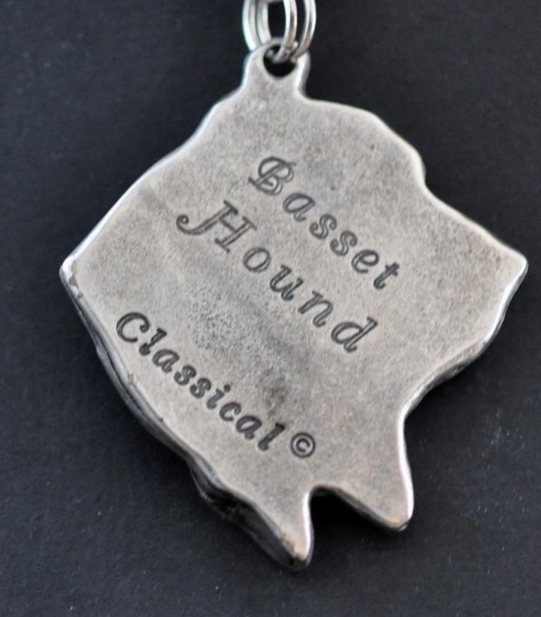 Basset Hound I – Dog Necklace In Gift Box, Silver-plated Locket for Dog Fan | Art-Dog