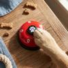 2pcs Dog Training Bell With Anti Slip Base for Pet Exercise Toilet Training Bell Ring to Go Outside Communication Red