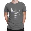 Guitar In Darkness Classic  TShirts for Unisex Bass Guitar Rock Music Casual Pure Cotton Tees Crewneck T Shirt Graphic Clothing