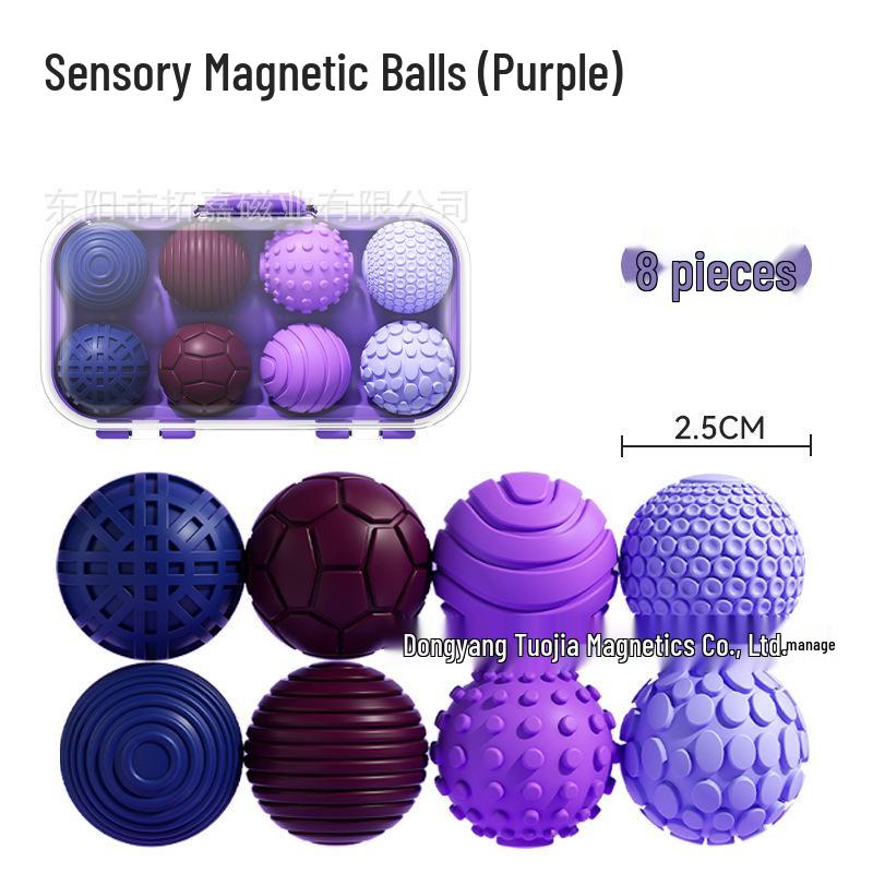 Magnetic Sensory Silicone Ball Stress Toy