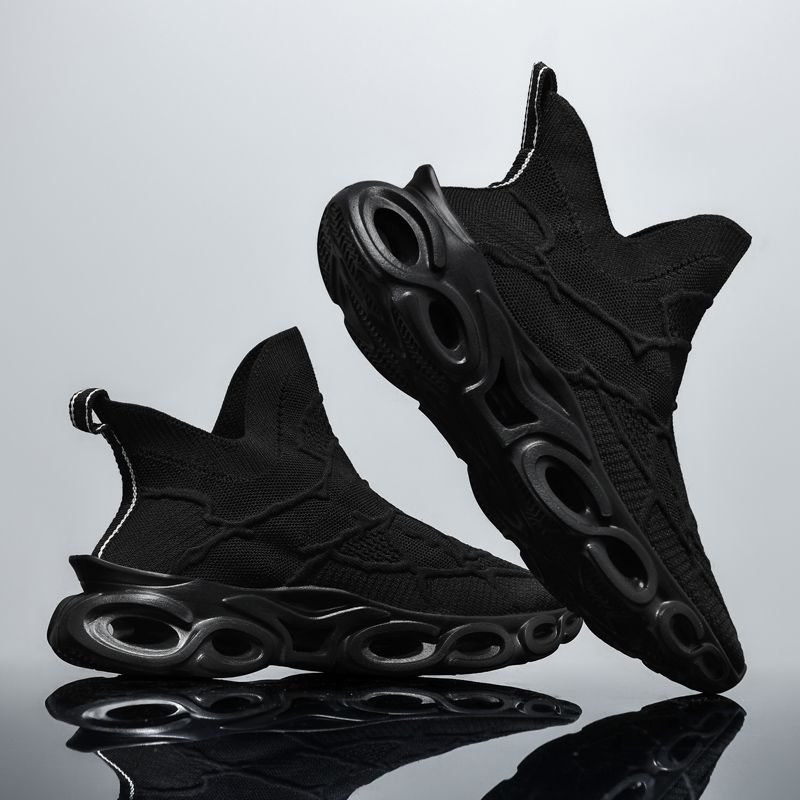 Men's Shoes Spring and Summer 2024 New Sneakers Mesh Casual Breathable Anti-odor Socks Shoes Running Sports Old Dad Shoes