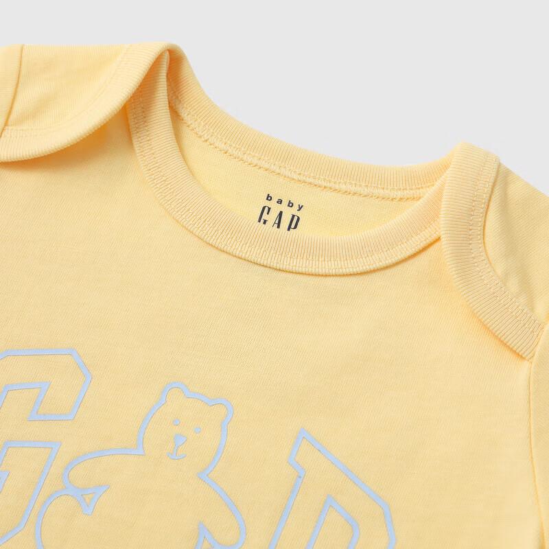 Gap Baby 3-Pack Cotton Bear Print Short-Sleeve Romper