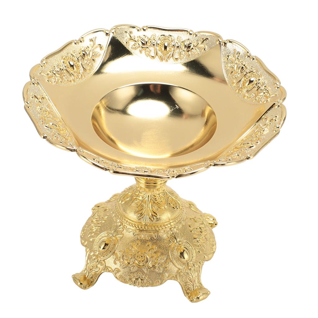 Fruktskål i europeisk stil Metall Sinklegering Snacks Nøtter Mat Serveringsstativ Oppbevaringshylle Spiseborddekor S