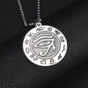 Ancient Egyptian Animal Totem Ankh Cross Pendant Necklace for Men Women Fashion Charm Lucky Riding Jewelry
