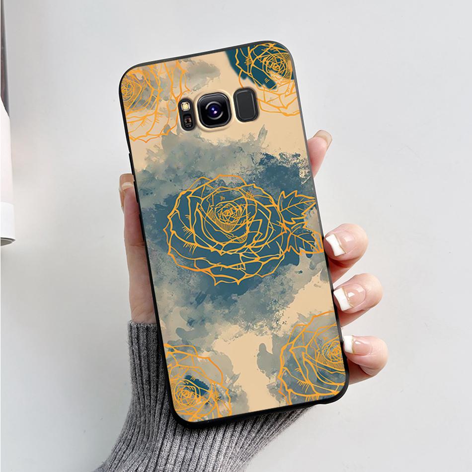 For Samsung Galaxy S8 Plus Case Galaxy S8 Shockproof Back Phone Cases For Samsung S8 GalaxyS8 Plus Cartoon Silicone Cover Bumper