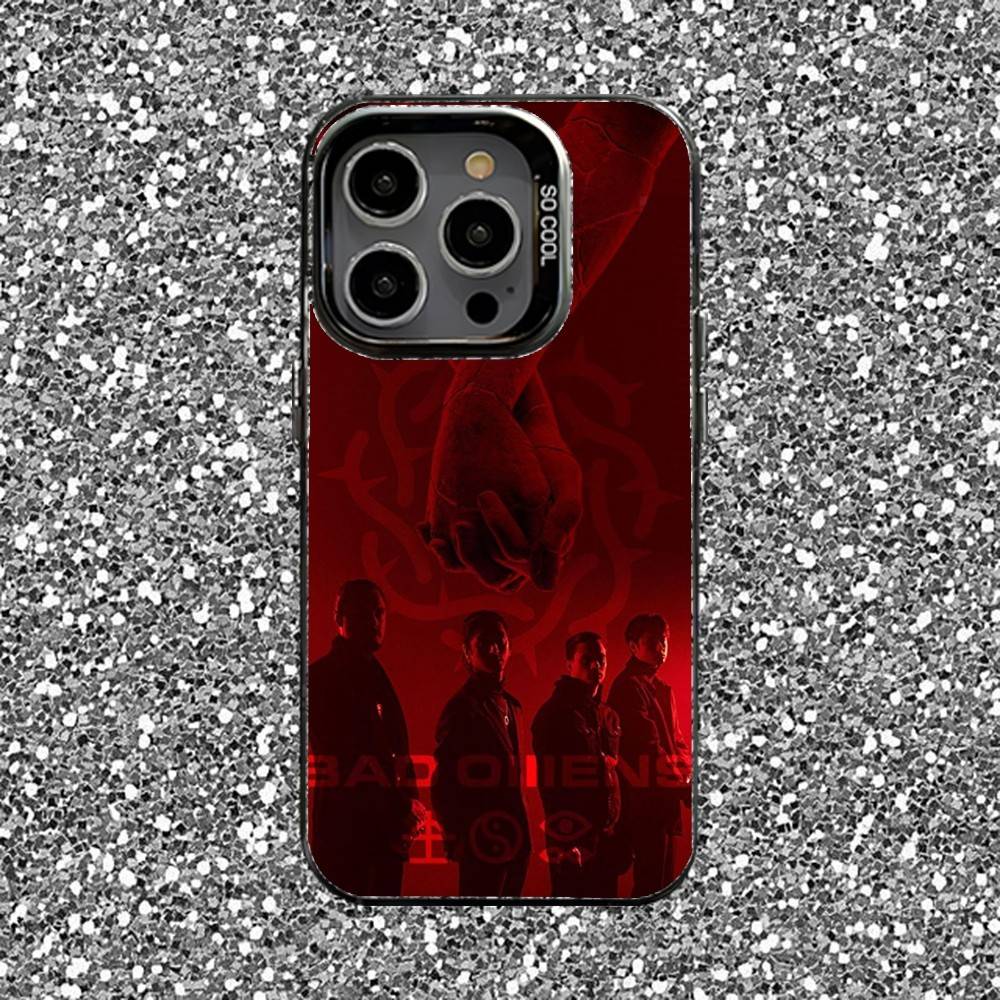 Rock Bad O-Omens Phone Case For iPhone 16,15,14,13,12,11,Pro,XS,Max,Plus,Mini,SE Black Candy Matte Shockproof Cover