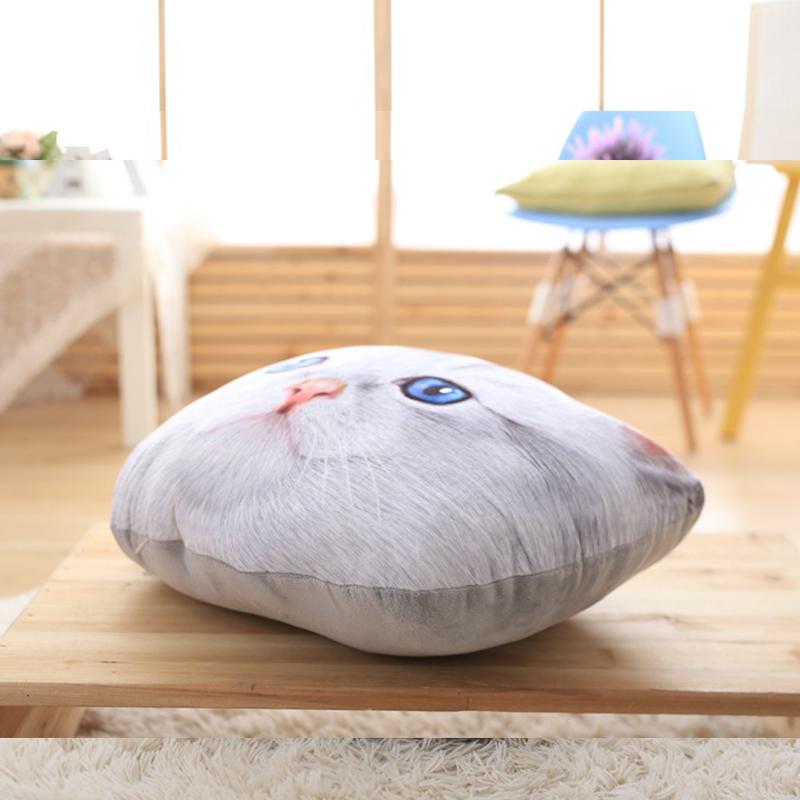 Crystal Velvet Pillow, Sofa Cushion, Removable Washable Pillow, Cartoon Simulation Cute Kitten Pillow, Plush Velvet Pillow,Sofa Decoration