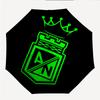 Atletico Nacional Fashionable Automatic Opening/Closing Folding Umbrella. Portable and Foldable, Ideal for Gift, Travel, and Daily Use.