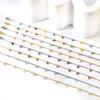 9-Piece Multicolor Diamond Ankle Bracelet Gold Elegant Beach Foot Jewelry for Women