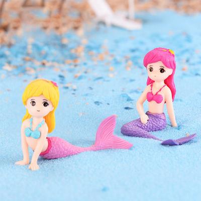 DIY Meerjungfrau Mini Modell Figur Miniatur Fee Garten Bonsai Aquarium Dekor
