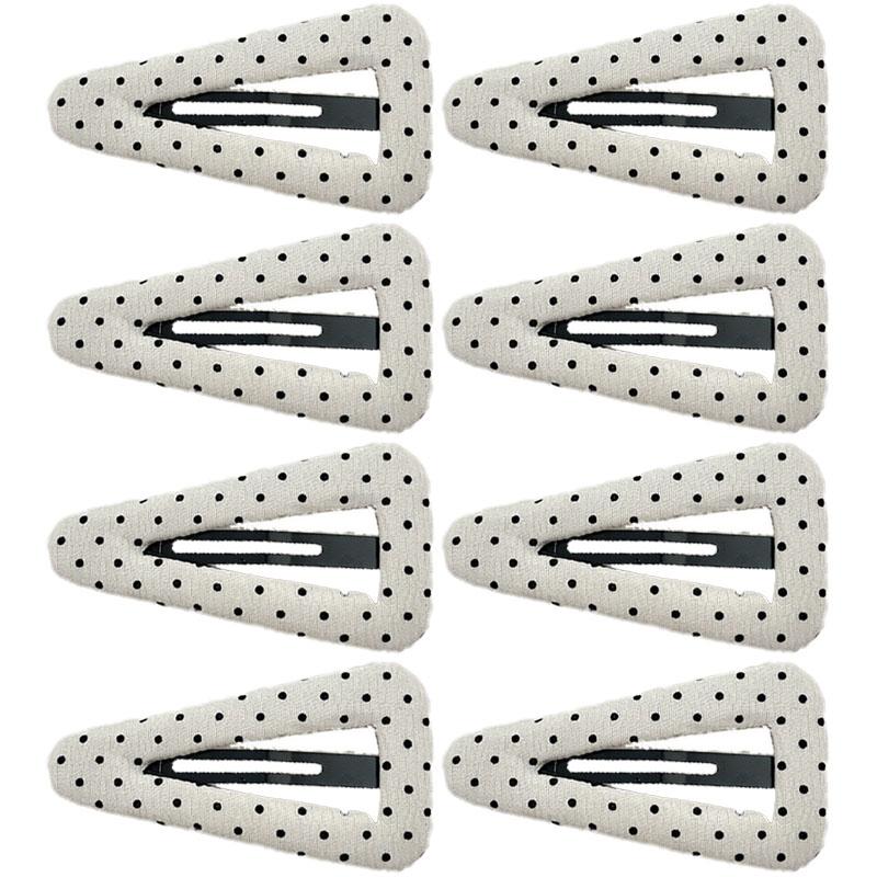 Korean Style Polka Dot Triangle Hair Clip Women's Fashionable and Simple BB Clip Hair Accessories