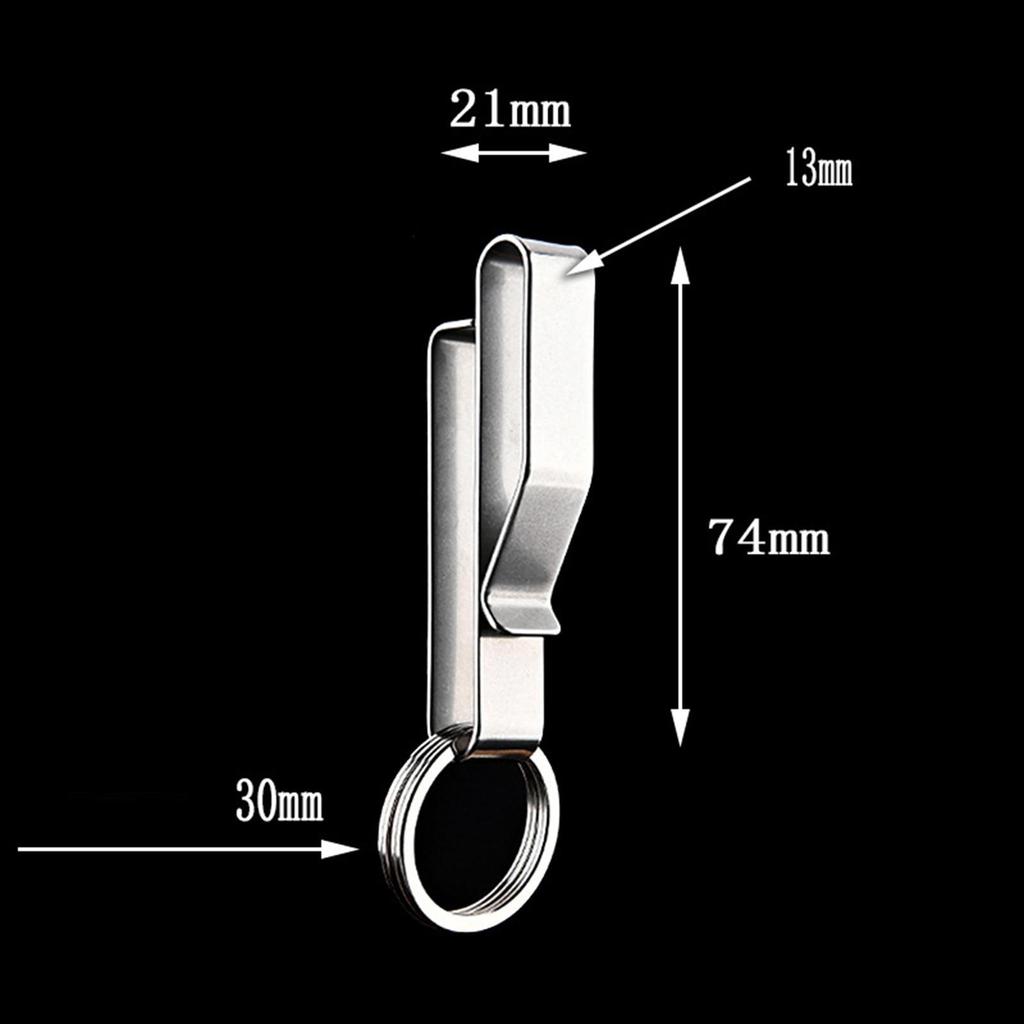 Portachiavi Clip per Cintura Portachiavi Universale Multifunzione Portatile per Auto da Appendere alla Vita