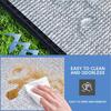 Outdoor Picknick Feuchtigkeitsschutzmatte Doppelseitige Dicke Aluminiumfolie Wasserdichte Strandmatte Tragbare Zeltbodenmatte Campingmatte