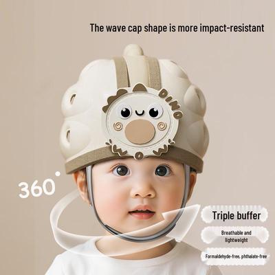 Child Safety Breathable Protective Head Helmet - Anti-fall and Anti-collision Fontanelle Protector