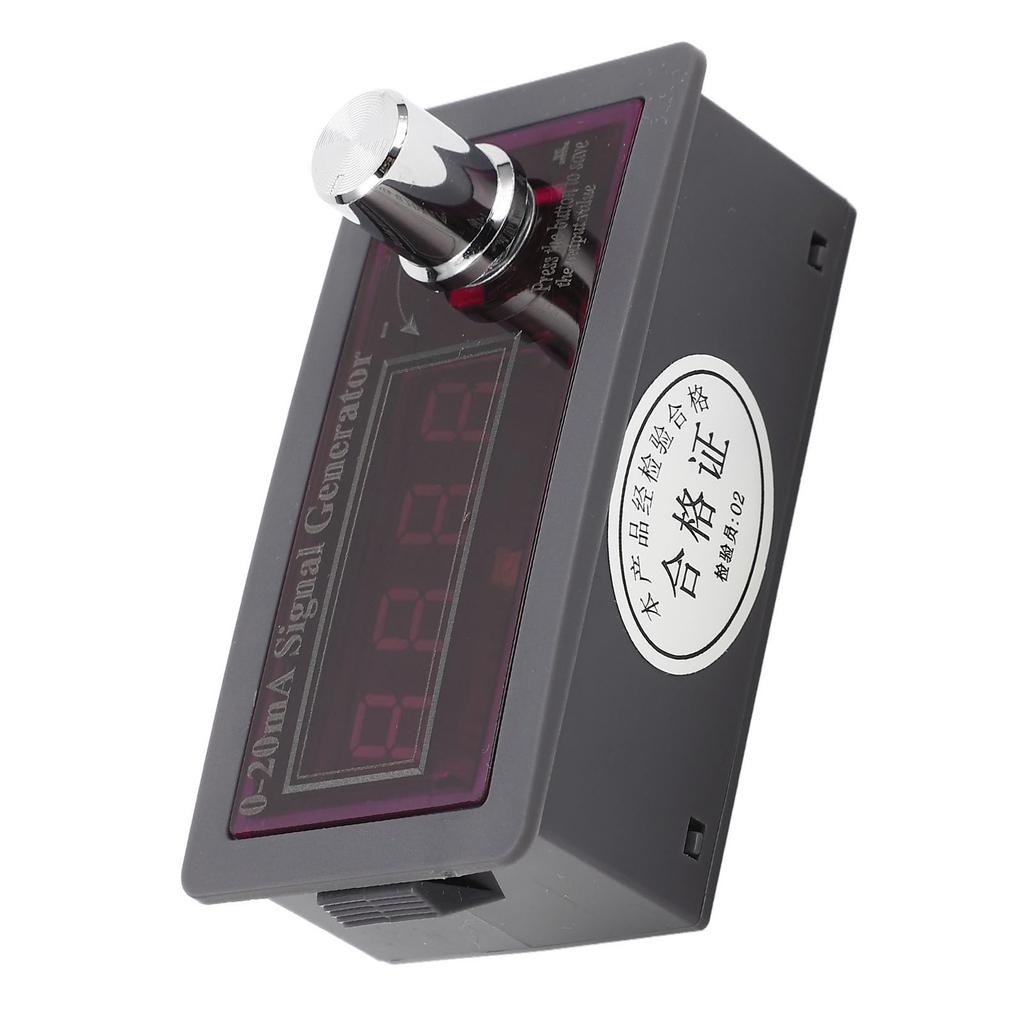 0‑20mA Signal Generator 4 Digits Display Current Analog Simulator DCS Control 15‑28VDC Button Type