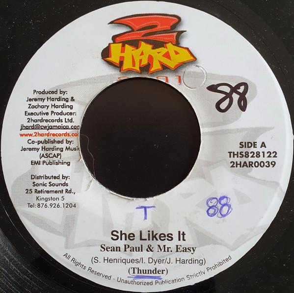7inch Record SEAN PAUL & MR. EASY - She Likes It 2HAR0039 2 Hard 2001 2001 Jamaica Reggae, Ska & Dub Used
