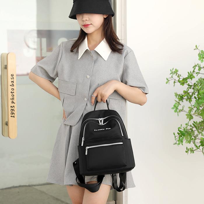 New Backpack Women's Fashion Trend Large Capacity Backpack Travel Portable Anti Splash Bag