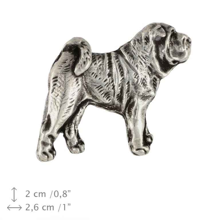 Shar Pei - Dog Brooch In a Gift Box, Elegant Pin, Lapel Pin for Art-Dog Brand Jacket