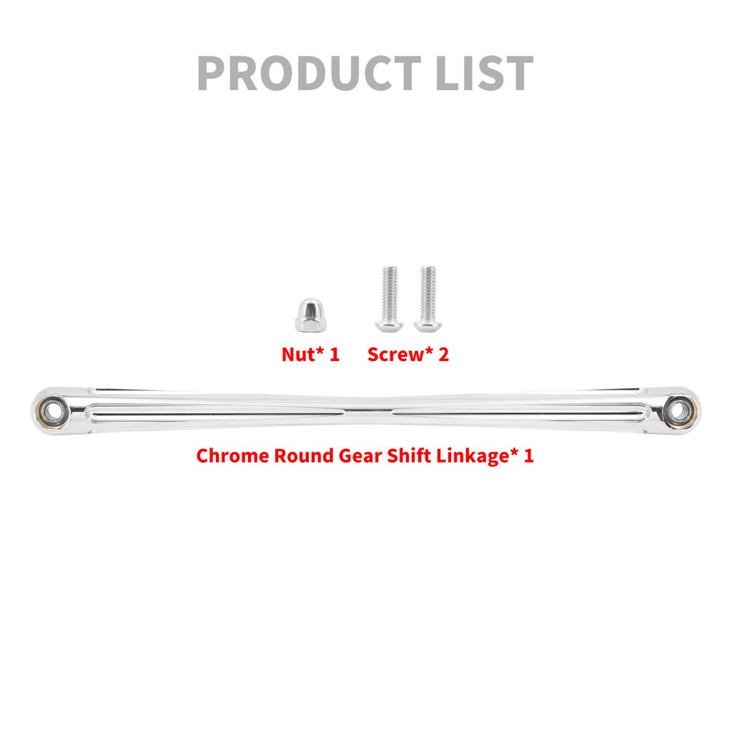 Motorcycle 330mm Gear Shift Linkage Aluminum Levers For Harley Touring Road King Glide FLHT FLHX Softail Fat Boy FLHC 1986-2024