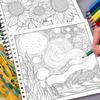 Van Gogh Colouring Book - 30 Sheet Adult Colouring Book, 100gsm8.3x 8.3 inch, Drawing Book, Birthday Gift, Holiday Party Gift