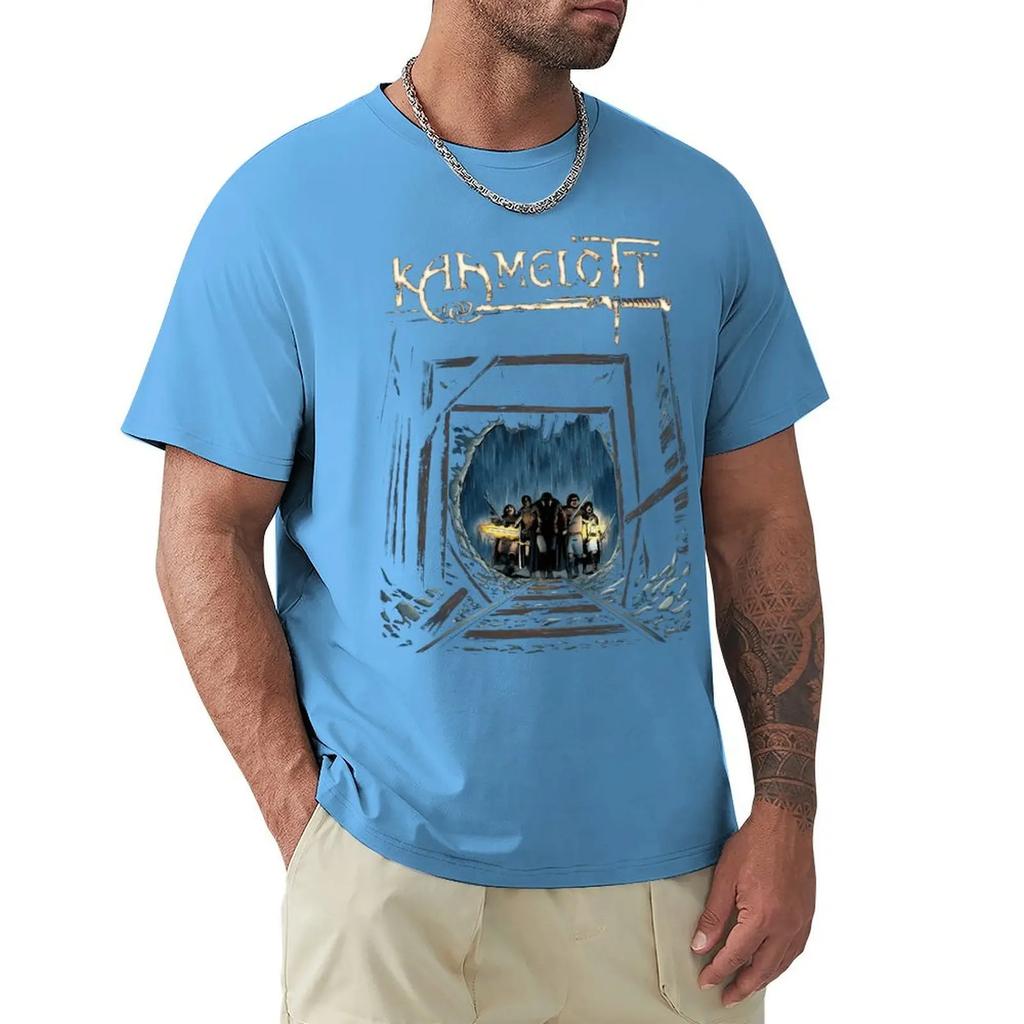 Lidu Kaamelott Vintage T-shirt Big Size Katoen Crewneck Custom Korte Mouw Mannen T-shirt
