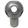 ALTEED Shift Machined Aluminum with ATMT Universal M12 Includes 4 Shift Pattern Stickers Knob, Boring, Gray, Spherical, Fit, M8, M10, Compatible,