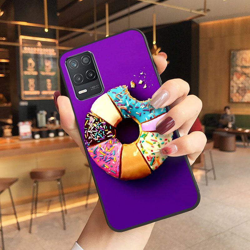 Sweet Donuts Shell Phone Cover For Oppo Realme 8Pro 6PRO 6i 7pro 9i 9pro C11 C21Y C21 C25Y C25S C3 Q3S XT Cases Coque