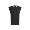 Sports Sweat-Wicking Crew Neck Sleeveless Vest Men's Black