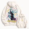 Cyberpunk Edgerunners Grafik Hoodies Herbst Winter Herren Manga Vintage Übergroß Unisex Streetwear Trendig Sport Grafik Y2k Kurze Ärmel Klassisch