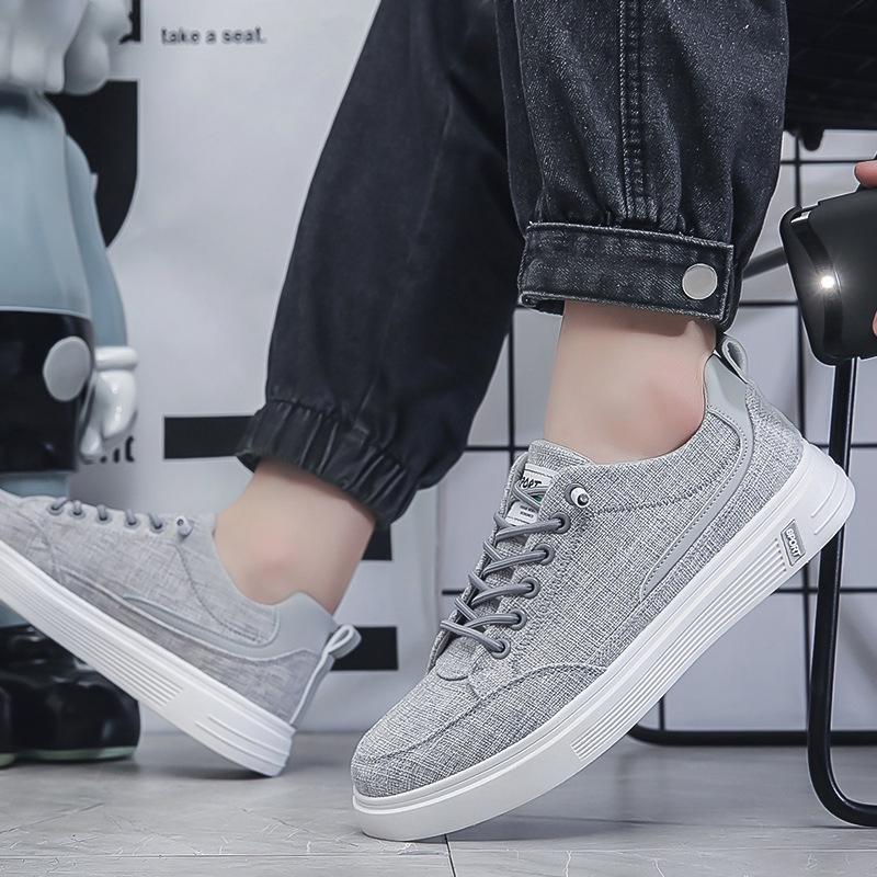 Spring 2025 Men's Casual Canvas and Linen Sports Shoes