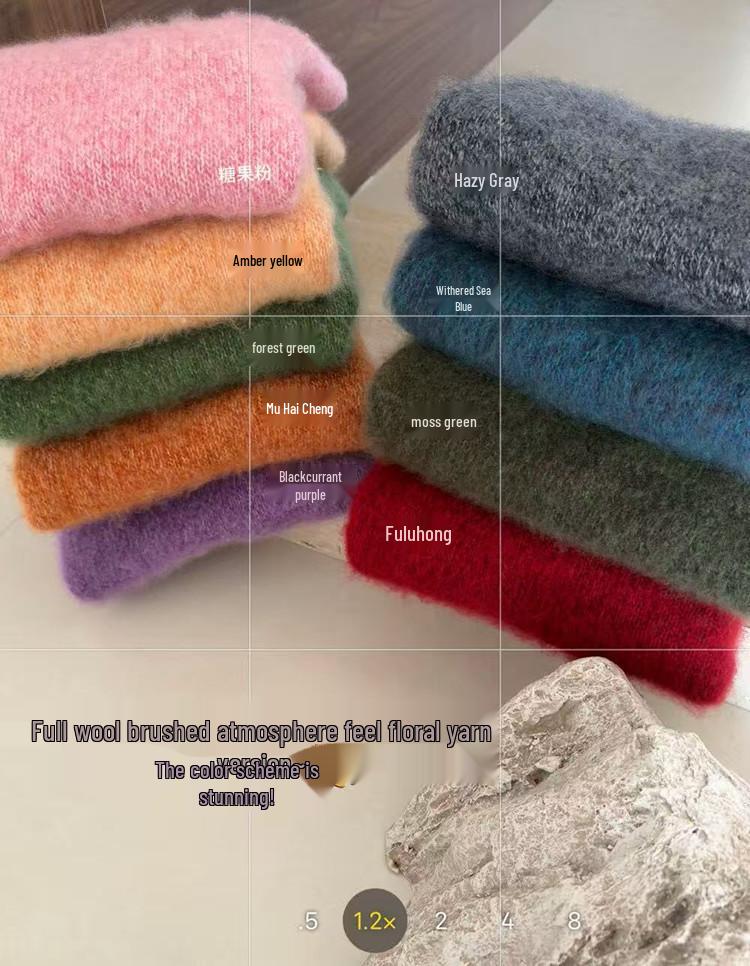 Women's 2025 Wool Turtleneck Sweater - Thick, Plush Fleece, High Neck Base Layer for Autumn & Winter