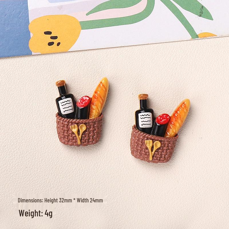 Cartoon DIY Resin Ornaments: Food Toys, Cream Glue, Hair Clips, Phone Cases, Shoe Buckles - 12 Styles