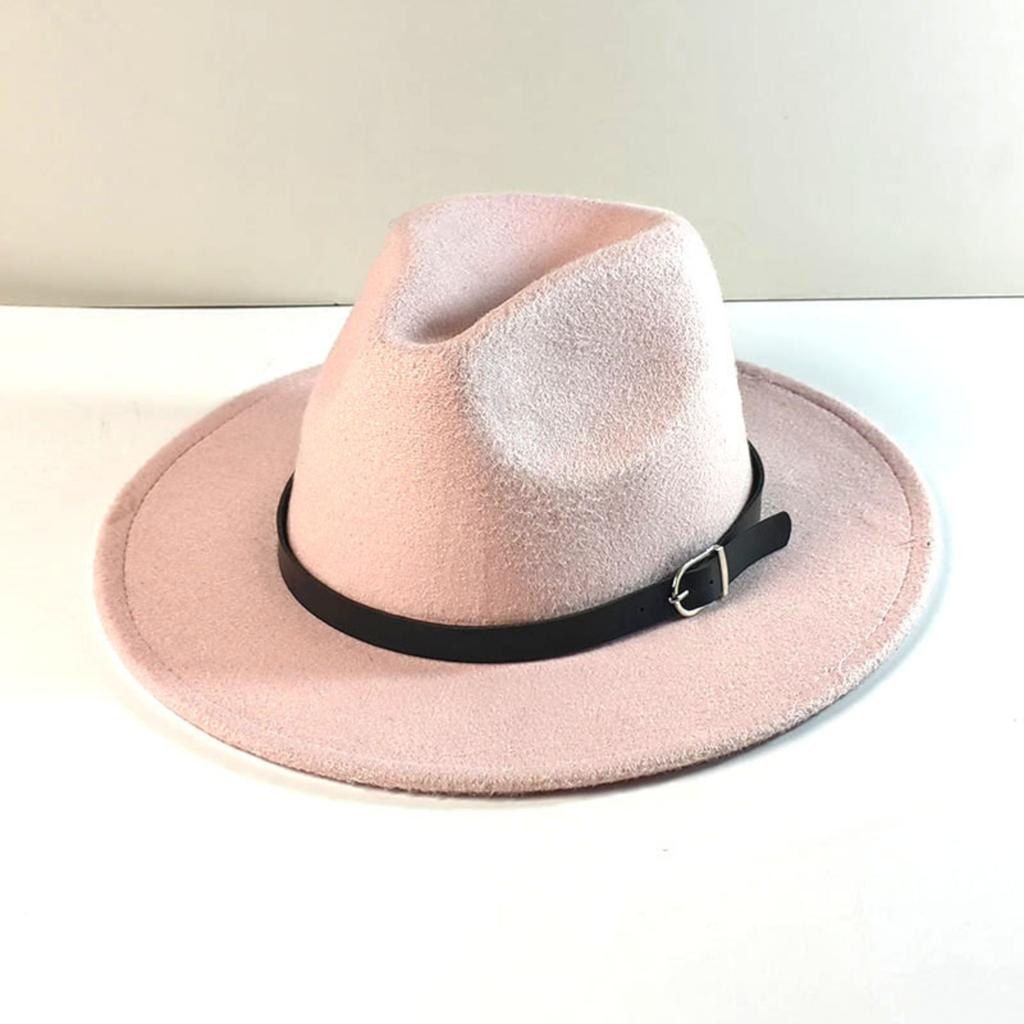 Kleur Hoed, Brits Retro Jazz Hoed, Unisex Platte Rand Heren Hoed