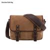 Nuova Borsa Fotografica Impermeabile in Tela Cerata: Borsa a Spalla per Fotocamere Reflex e Mirrorless da Esterno per Fotografia Professionale