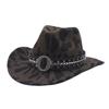 Minority woolen hat men and women couple hat milk curled brim western cowboy hat top hat