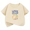 Harajuku Summer Spring Limon Cello T Shirts Funny Manga Kids Childrens Tshirt Boys Girls Casual Top Tee