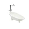 Creative Plastic Turtle Bathing Basin Stable Bathtub Shape Reptile Water Bowl Detachable Pet Basin Terrarium