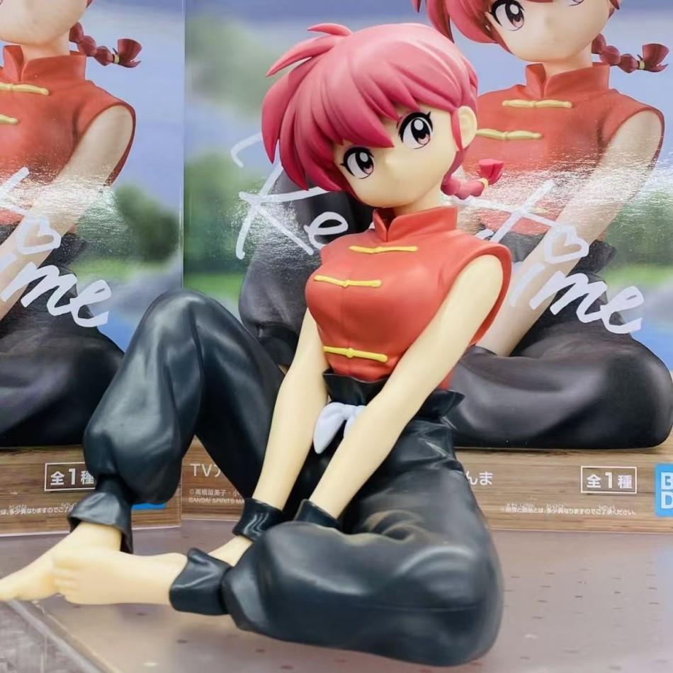 In Stock 10CM Anime Ranma 1/2 Relax Time Shampoo Tendou Akane Action Figurine Ranma PVC Figure Model Collector Figurine Toy Gif