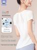 Stylish Quick-Dry Yoga Cover-Up: Spring/Summer Short Sleeve Fitness Wear with Beautiful Back Design for Women