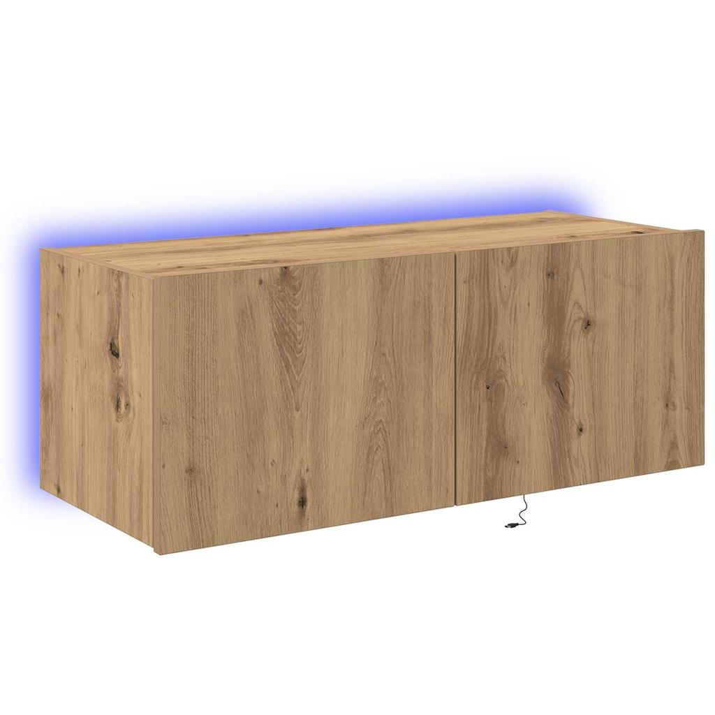 TV Wall Cabinet Artisan Oak 80 x 35 x 31 cm Particleboard