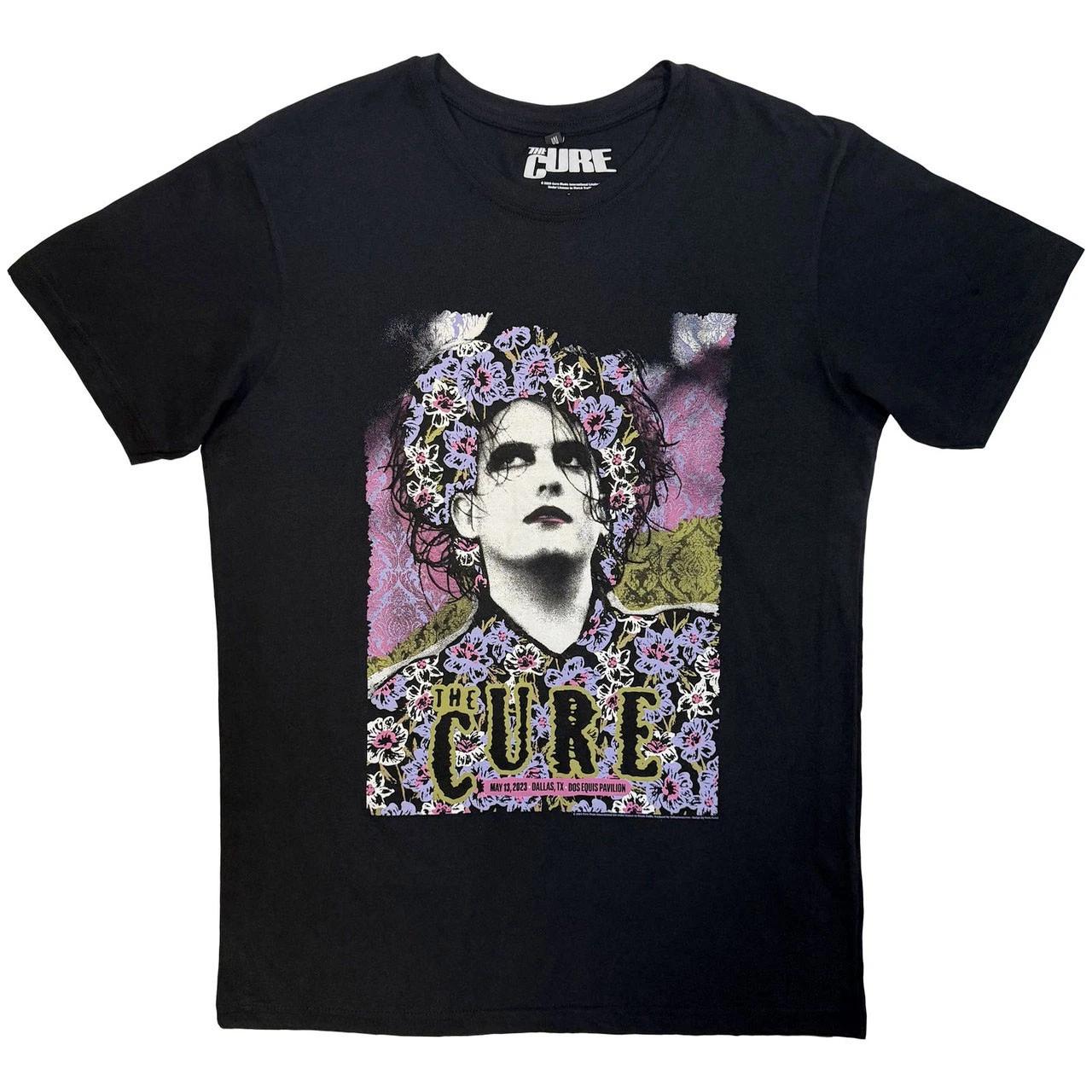 The Cure - Dallas Poster 5.13.23 - Black Carbon t-shirt S