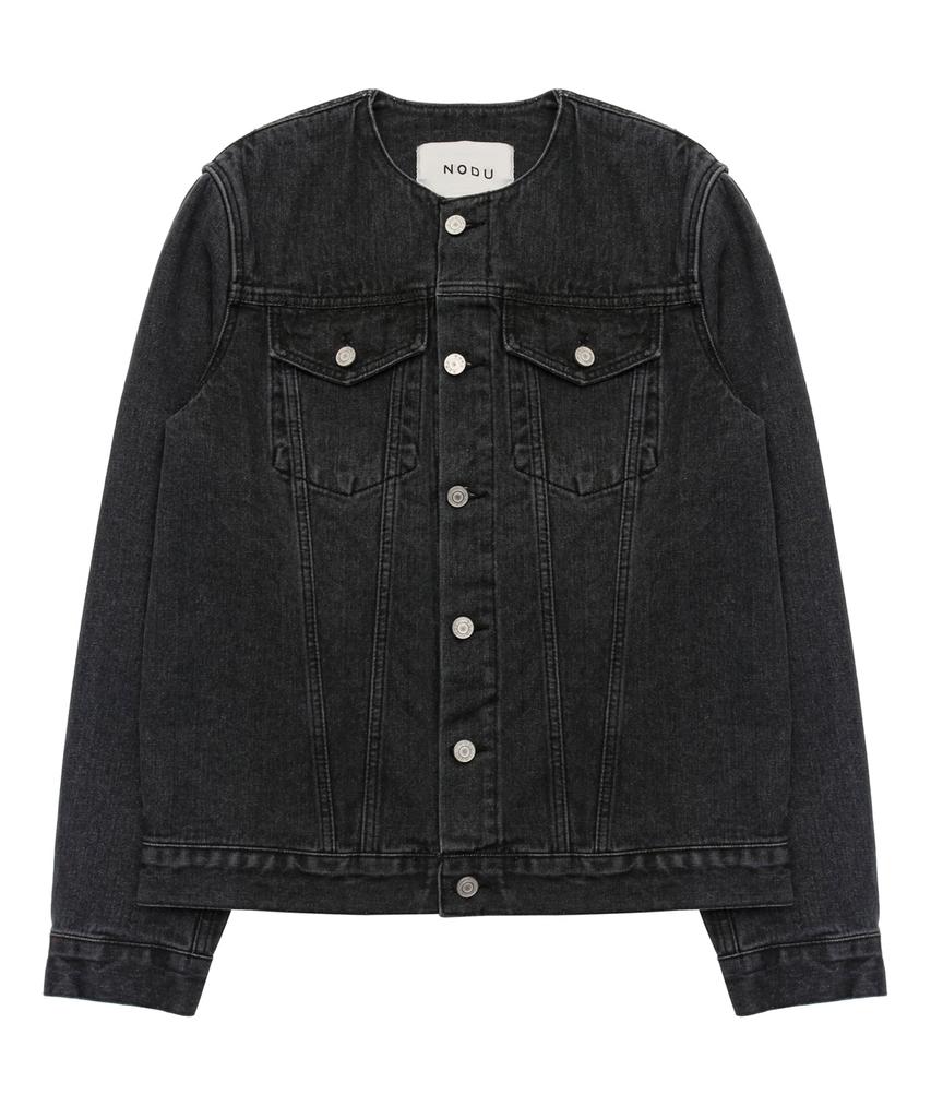Nodu Denim Trucker Jacket [Black]