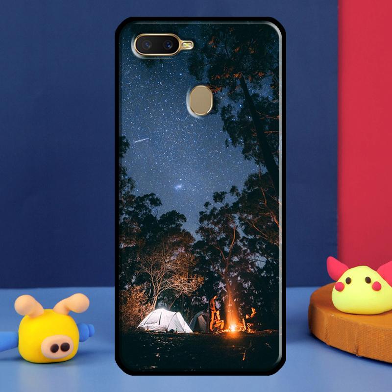 Camping Nature Mountain Case For Oppo A98 A78 A58 A15 A16 A17 A5 A9 A91 A52 A72 A76 A96 A74 A94 A54 S A57 A77 Cover